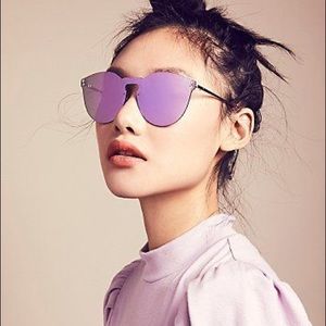 Free People Mirror Mirror Shield Sunglasses